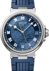 Breguet Marine Niebieski 40 mm Zloto biale 5517BB/Y2/5ZU