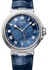 Breguet Marine Niebieski 40 mm Zloto biale 5517BB/Y2/9ZU