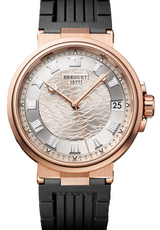 Breguet Marine Srebrny 40 mm Zloto rozowe 5517BR/12/5ZU