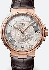 Breguet Marine Srebrny 40 mm Zloto rozowe