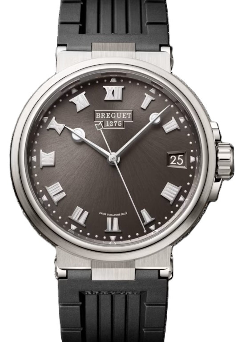 Breguet Marine Szary 40 mm Tytan 5517TIG25ZU