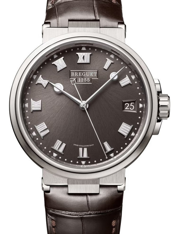 Breguet Marine Szary 40 mm Tytan