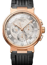 Breguet Marine Srebrny 42.3 mm Zloto rozowe 5527BR/12/5WV