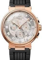 Breguet Marine Srebrny 42.3 mm Zloto rozowe