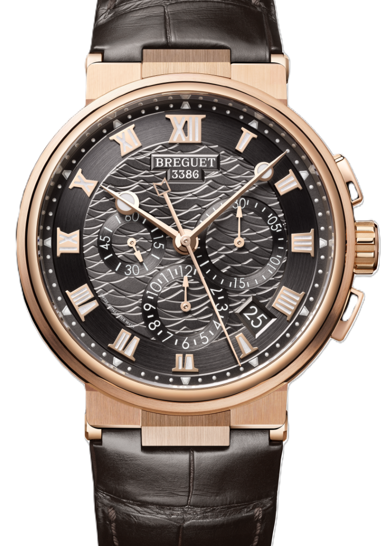 Breguet Marine Szary 42.3 mm Zloto rozowe 5527BR/G3/9WV