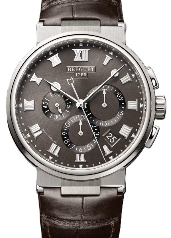 Breguet Marine Szary 42.3 mm Tytan