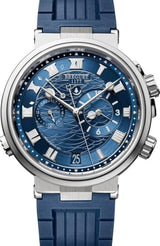 Breguet Marine Niebieski 40 mm Zloto biale 5547BB/Y2/5ZU