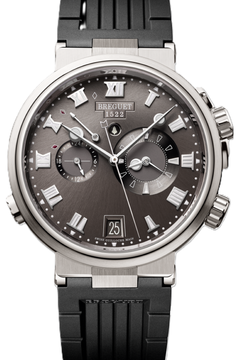 Breguet Marine Szary 40 mm Tytan 5547TI/G2/5ZU
