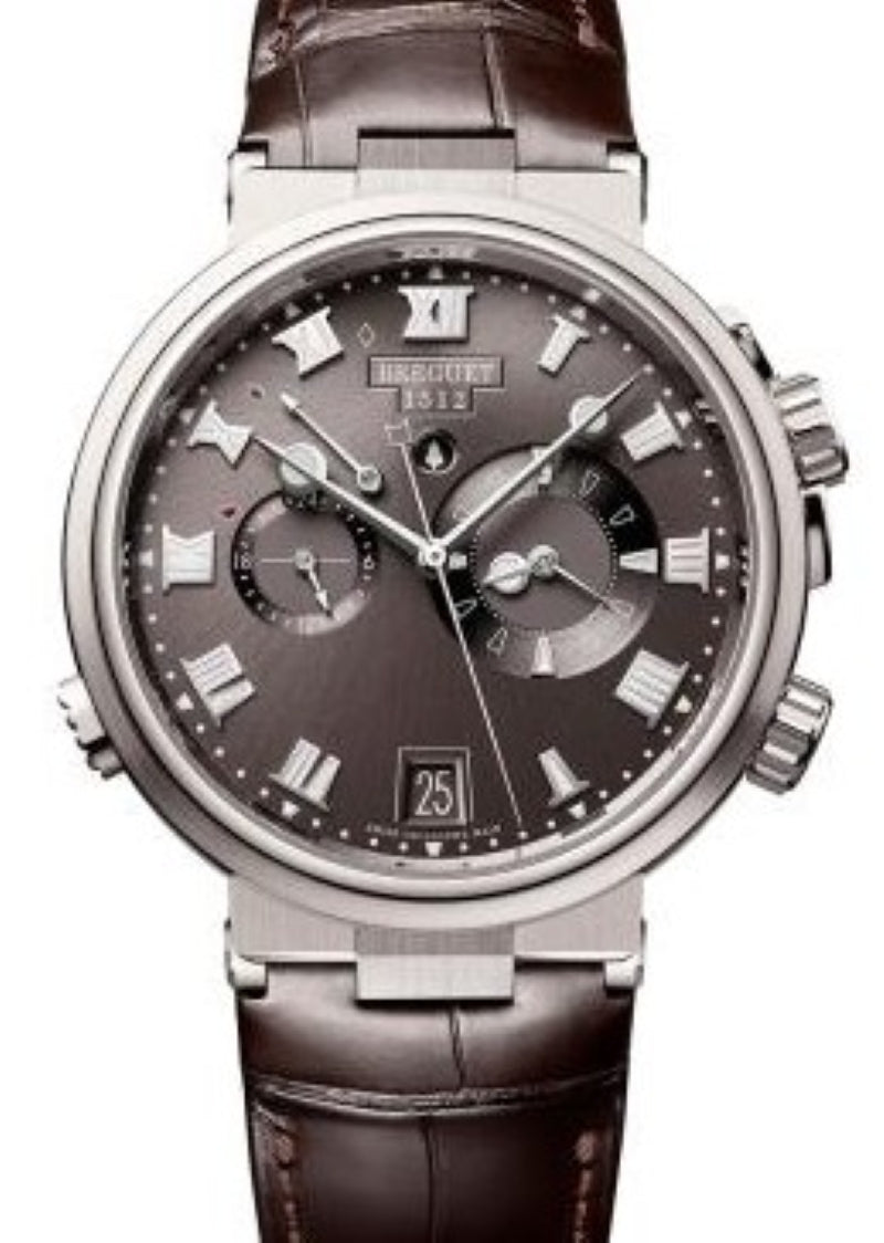Breguet Marine Szary 40 mm Tytan 5547TI/G2/9ZU