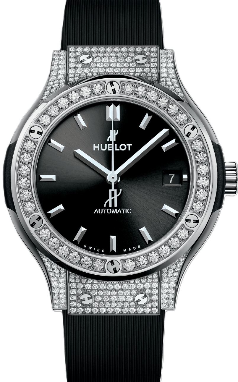 Hublot Classic Fusion Czarny 38 mm Tytan 565.NX.1470.RX.1604