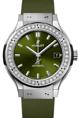 Hublot Classic Fusion Zielony 38 mm Tytan 565.NX.8970.RX.1204