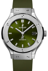 Hublot Classic Fusion Zielony 38 mm Tytan 565.NX.8970.RX