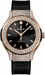 Hublot Classic Fusion Czarny 38 mm Zloto rozowe 565.OX.1480.LR.1604