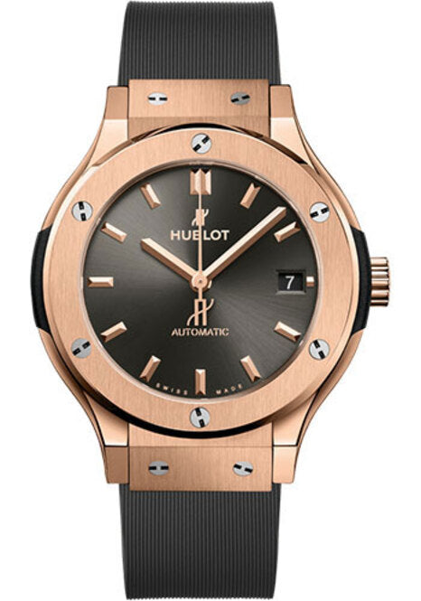 Hublot Classic Fusion Racing Szary 38 mm Zloto rozowe 565.OX.7081.RX
