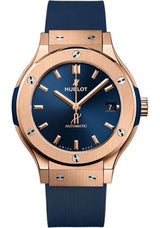 Hublot Classic Fusion Niebieski 38 mm Zloto rozowe 565.OX.7180.RX