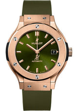 Hublot Classic Fusion Zielony 38 mm Zloto rozowe 565.OX.8980.RX
