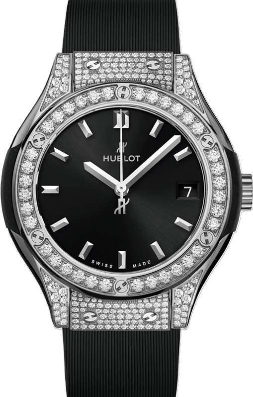 Hublot Classic Fusion Czarny 33 mm Tytan 581.NX.1470.RX.1704