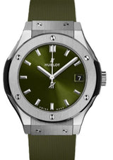 Hublot Classic Fusion Zielony 33 mm Tytan 581.NX.8970.RX