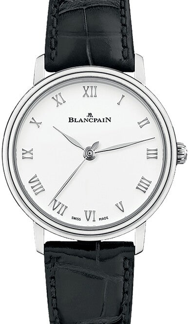 Blancpain Villeret Ultraplate Biały 29 mm Stal 6104-1127-55A