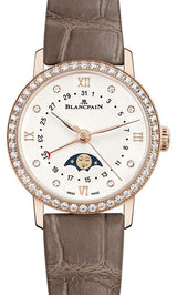 Blancpain Villeret Quantième Phases de Lune Srebrny 29 mm Złoto różowe 6106-2987-55A
