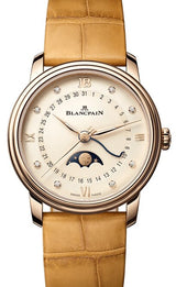 Blancpain Villeret Quantième Phases de Lune Srebrny 33 mm Złoto różowe 6126N-3687-55B