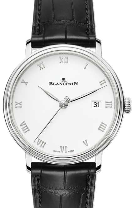 Blancpain Villeret Ultraplate Biały 38 mm Stal 6224-1127-55B