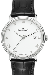 Blancpain Villeret Ultraplate Biały 38 mm Stal 6224-1127-55B