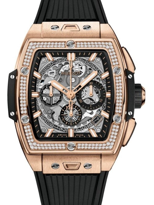 Hublot Spirit of Big Bang Szkieletowany 42 mm Zloto rozowe 642.OX.0180.RX.1104