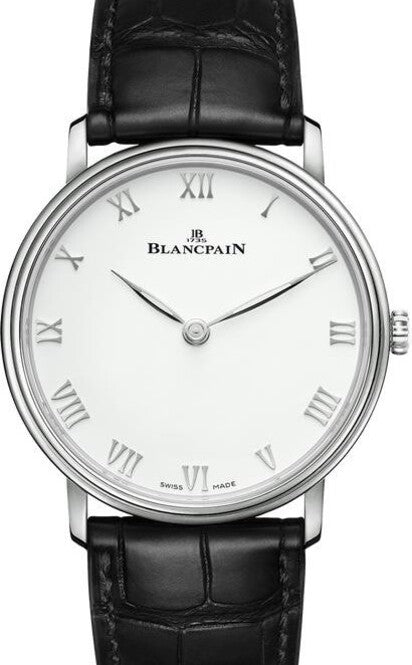 Blancpain Villeret Ultraplate Biały 40 mm Stal 6605-1127-55B