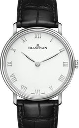 Blancpain Villeret Ultraplate Biały 40 mm Stal 6605-1127-55B