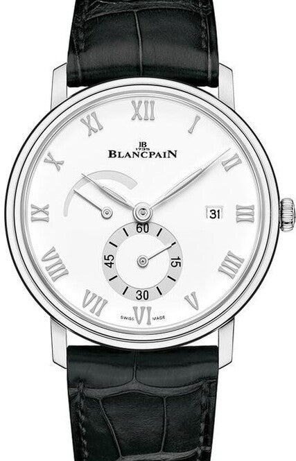 Blancpain Villeret Ultraplate Biały 40 mm Stal 6606A-1127-55B