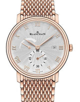 Blancpain Villeret Ultraplate Srebrny 40 mm Stal 6606A-3642-MMB