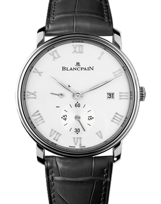 Blancpain Villeret Ultraplate Biały 40 mm Stal 6606-1127-55B