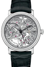 Blancpain Villeret Squelette 8 Jours Szkieletowany 38 mm Złoto białe 6633-1500-55B