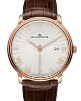 Blancpain Villeret Ultraplate Srebrny 40 mm Złoto różowe 6651C-3642-55A