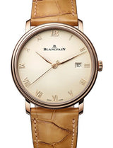 Blancpain Villeret Extraplate Srebrny 40 mm Złoto różowe 6651N-3642-55B