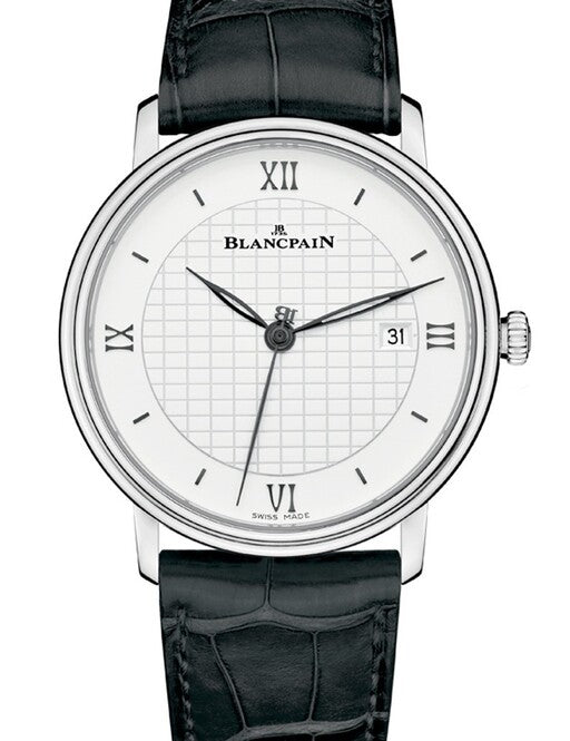 Blancpain Villeret Ultraplate Biały 40 mm Stal 6651-1143-55B