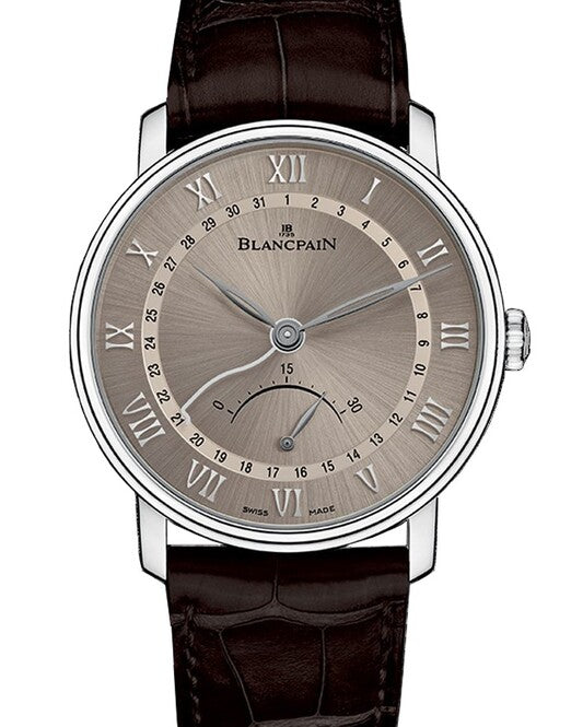 Blancpain Villeret Ultraplate Szary 40 mm Złoto białe 6653Q-1504-55A