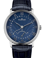 Blancpain Villeret Ultraplate Niebieski 40 mm Złoto białe 6653Q-1529-55B