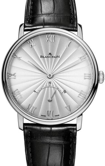 Blancpain Villeret Ultraplate Srebrny 40 mm Złoto białe 6653-1542-55B
