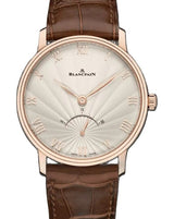 Blancpain Villeret Ultraplate Srebrny 40 mm Złoto różowe 6653-3642-55B
