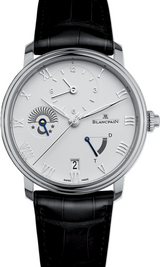 Blancpain Villeret Demi-Fuseau Horaire Biały 40 mm Stal 6660-1127-55B