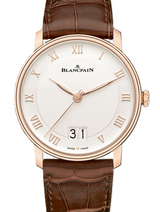 Blancpain Villeret Grande Date Srebrny 40 mm Złoto różowe 6669-3642-55B