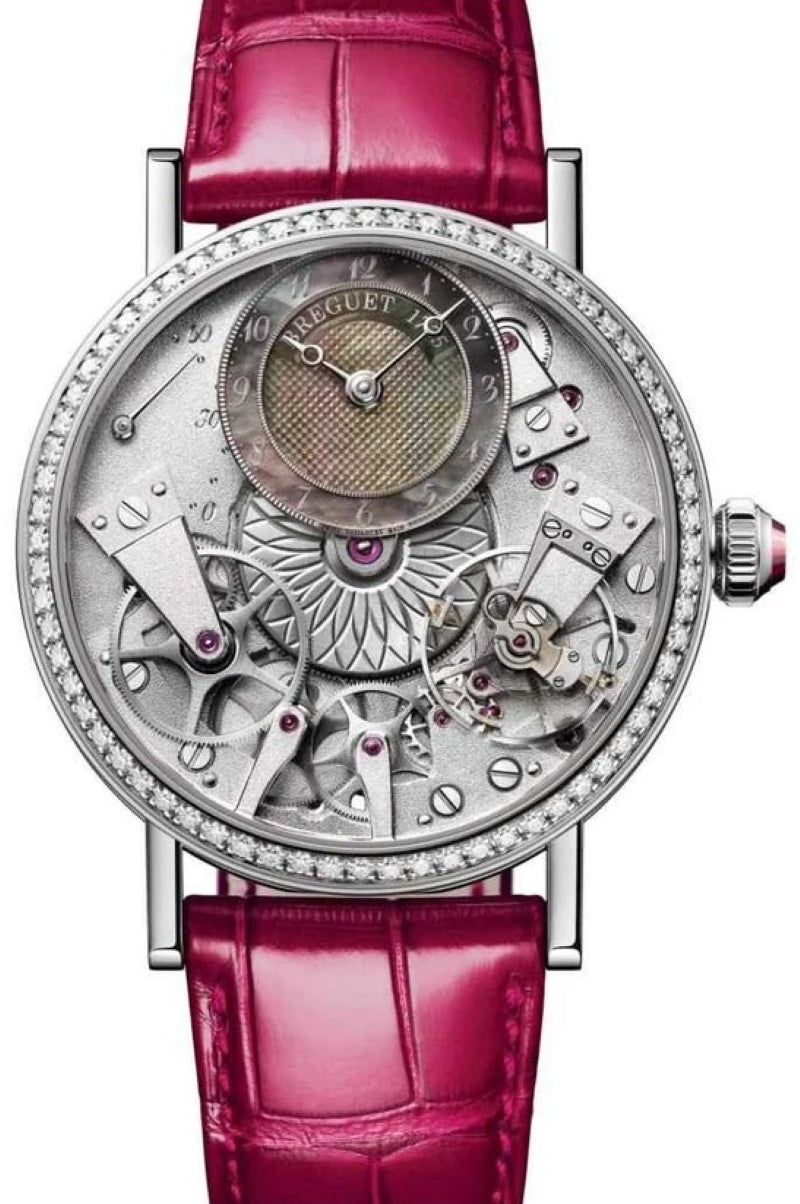 Breguet Tradition Szkieletowany 37 mm Zloto biale 7038BB/1T/9V6/D00D