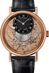 Breguet Tradition Czarny 40 mm Zloto rozowe 7057BR/R9/9W6