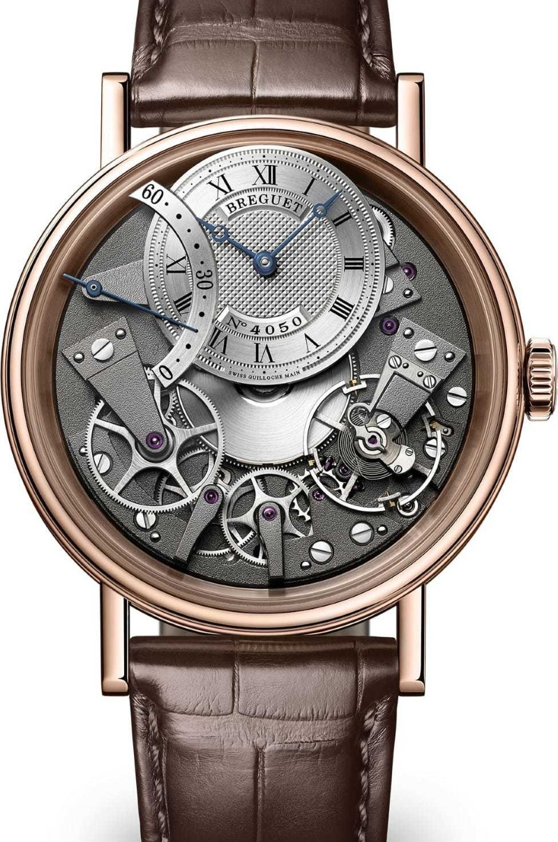 Breguet Tradition Srebrny 40 mm Zloto rozowe 7097BR/G1/9WU
