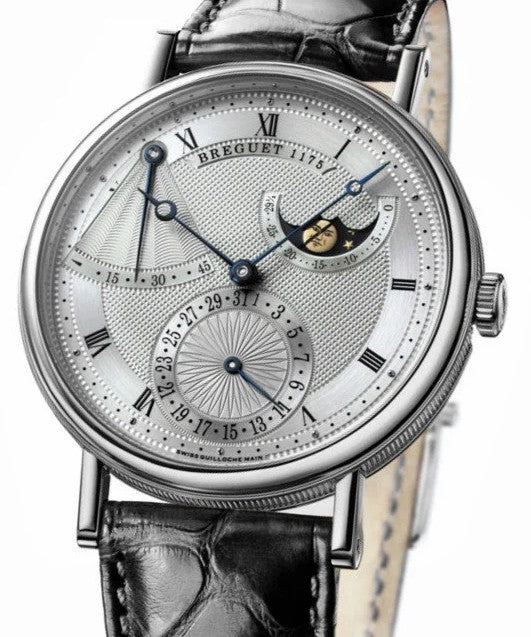 Breguet Classique Srebrny 39 mm Zloto biale
