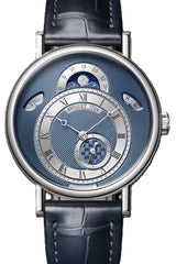 Breguet Classique Niebieski 39 mm Zloto biale 7337BB/Y5/9VU