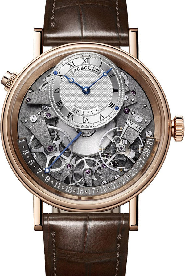 Breguet Tradition Srebrny 40 mm Zloto rozowe