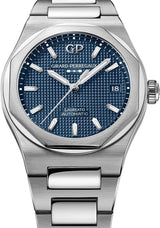 Girard Perregaux Laureato Niebieski 38 mm Stal 81005-11-3460-1CM